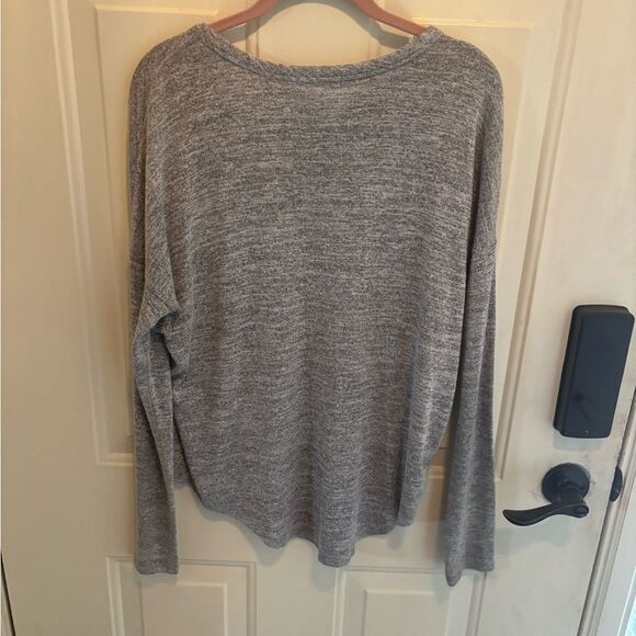 rag & bone Anthropologie Long Sleeve Top in Gray size M - Picture 4 of 4